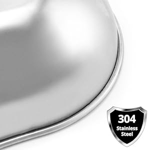 8" Stainless Steel Kidney Tray, Kidney Shaped Emesis Basin, Dental Lab Instruments Surgical Trays, Metal Kidney 0