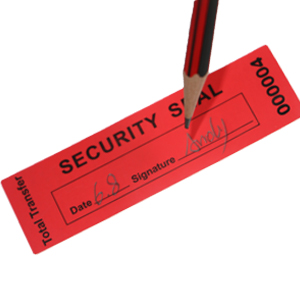 Transfer Tamper Evident Security Warranty Void Seals / Stickers Security Tamper For Reusable Package(1 X 3.35Inches 2