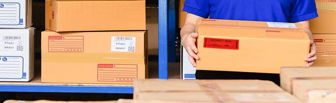 Transfer Tamper Evident Security Warranty Void Seals / Stickers Security Tamper For Reusable Package(1 X 3.35Inches 5