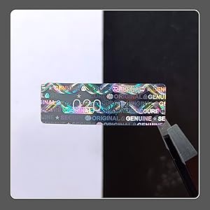 Authentic Hologram Labels/Stickers Silver Transfer Tamper Evident Security Warranty Void Seals/Stickers High Security 2