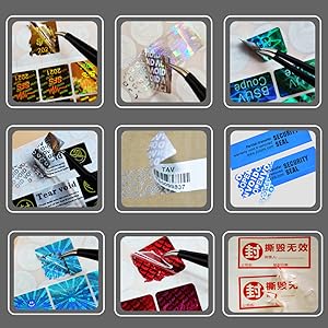 Authentic Hologram Labels/Stickers Silver Transfer Tamper Evident Security Warranty Void Seals/Stickers High Security 4