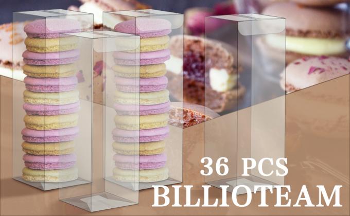 Clear Gift Favor Boxes Candy Gift Box Clear Rectangle Box Transparent Candy Box Chocolate Cookies Treat Boxe 0