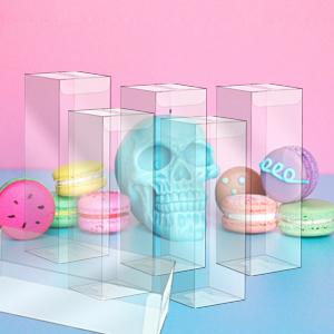 Clear Gift Favor Boxes Candy Gift Box Clear Rectangle Box Transparent Candy Box Chocolate Cookies Treat Boxe 3