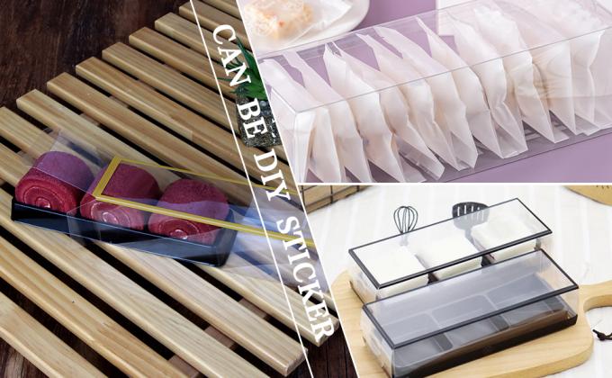 Clear Gift Favor Boxes Candy Gift Box Clear Rectangle Box Transparent Candy Box Chocolate Cookies Treat Boxe 6