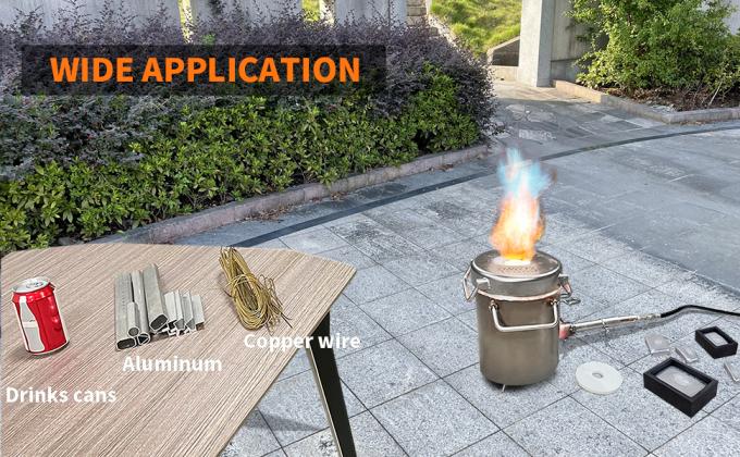 Melting Furnace Kit with Two Crucible Tongs, Crucible, Ingot Mold and Gloves, Home Smelting Furnace for Melting Metal 1