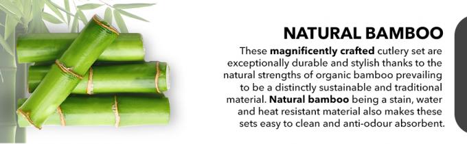 Disposable Bamboo Wooden Cutlery Set | 100% All-Natural Eco-Friendly Biodegradable And Compostable Utensils 1