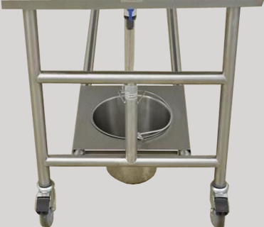 High Quality Stainless Steel Material Mortuary Trolley With Cover For Funeral Service Equipment 2