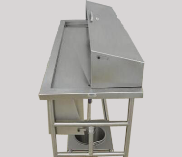 High Quality Stainless Steel Material Mortuary Trolley With Cover For Funeral Service Equipment 3