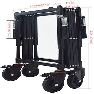 Carbon Steel Funeral Stretcher Truck Church Truck Casket Stand Trolley Cart Fordable Mortuary Supply Fordable Coffin 5
