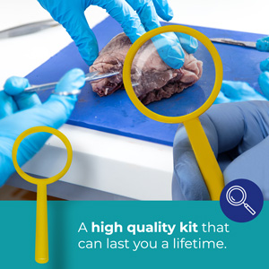 Advanced Dissection Kit - 37 Pieces Total. High Grade Stainless Steel Instruments Perfect For Anatomy, Biology, Botany 4