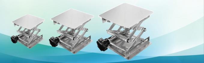 Stainless Steel Lifting Table Manual Control Laboratory Use Lifting Table Jack Desktop Elevator Laboratory Scissor 0