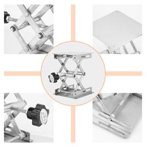 Stainless Steel Lifting Table Manual Control Laboratory Use Lifting Table Jack Desktop Elevator Laboratory Scissor 1