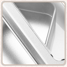 Metal Tin Box Metal Tins With Lids Clear Top Tins Box Empty Storage Tins Case Rectangle Containers Can with Large 2