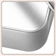 Metal Tin Box Metal Tins With Lids Clear Top Tins Box Empty Storage Tins Case Rectangle Containers Can with Large 3