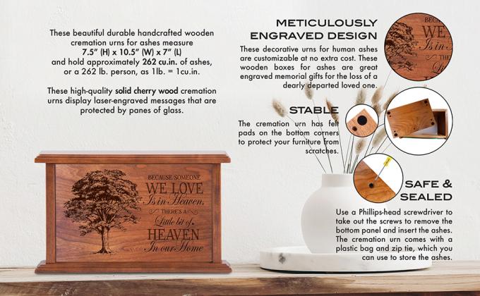 Adult Male Urns For Human Ashes Adult Female Personalized Tree Of Life Family Tree Cremation Urn For Adult Ash 4