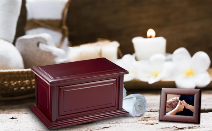 Male Female,Decorative Urns,Urns For Human Ashes,Wooden Urn,Cremation Urn, Cremation Urns For Adult 0