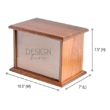 Wood Urn for Human Ashes, Wood Urns Professional Urn For Human Ashes Adults Burial Crematory Funeral Urn 1