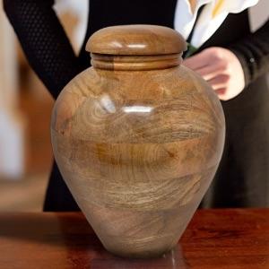 Memorials Wooden Urns For Human Ashes Adult Male/Female - Real Wood Cremation Urn For Ashes Adult Men/Women 2