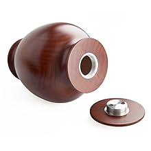 Elegant Wood Vase Urns For Human Ashes Adult Male/Female,For Adults Up To 200lbs,Burial Cremation Urn For Funeral 1