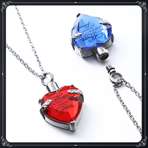 Urn Necklace For Ashes Keepsake Cremation Heart Cross Cubic Jewelry For Ashes Stainless Steel Memorial Locket Ashes 1