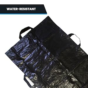 Body Bag Stretcher Combo With 8 Side Handles And Center Zipper, Waterproof Bags For Outdoor Camping Hiking 3