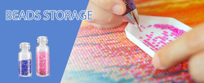 Glass Bottles with Aluminum Cap, Glass Jars Small Storage Bottle Glass Vials, Beads Storage Jars with Lids Aluminum 6