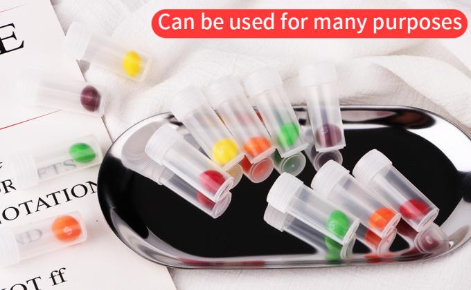 7 ML Plastic Vials With Lids Sample Bottles Vial Plastic Vials With Caps Plastic Vials For Small Items 2