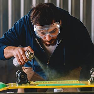 Safety Goggles Anti-Fog & Crystal Clear Lens Protective Lab Goggles, Eye Protection Goggles 4