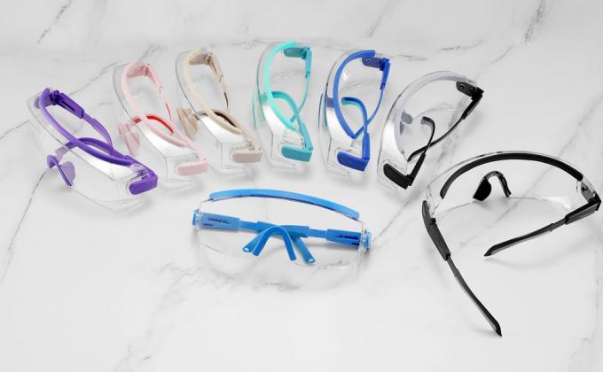 Safety Glasses Over Eyeglasses Anti Fog Safety Goggles Protective Glasses With Adjustable Frame For Men Women 0