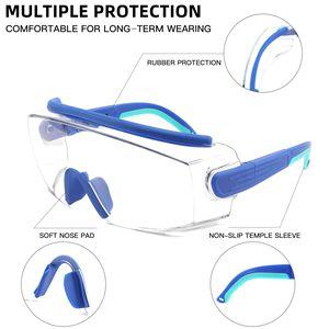 Safety Glasses Over Eyeglasses Anti Fog Safety Goggles Protective Glasses With Adjustable Frame For Men Women 5