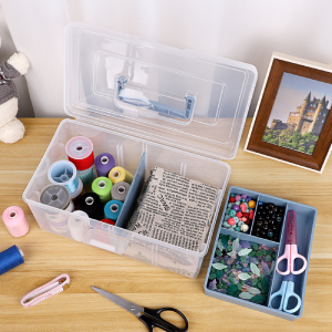 Clear Plastic Dividing Storage Box