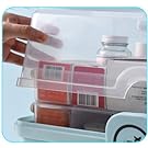 Box With 3-Tier Fold Tray,Tool Organizer Portable Handled Case,Portable Lockable Container For Arts, Crafts,Cosmetic 3