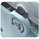 Box With 3-Tier Fold Tray,Tool Organizer Portable Handled Case,Portable Lockable Container For Arts, Crafts,Cosmetic 5