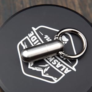 titanium small pill holder pill box pill case pill organizer small 