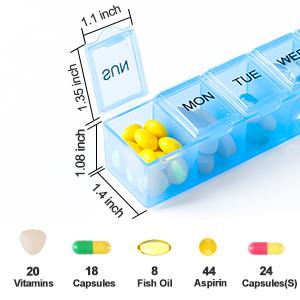 7 day pill organizer