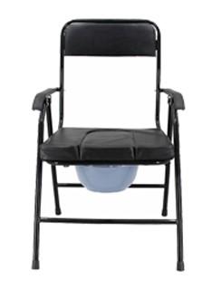 Folding Lightweight Commode Chair With Top Loading Easily Removable Chamber Pot, Commode Chair, Portable Toilet 16