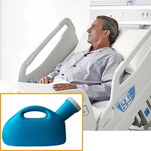 Urinals For Men Portable Male Urinal With Lid 2000 Ml/66 Oz Large Capacity Urine Cups For Hospital Incontinence 0