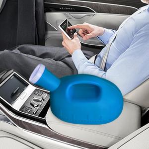 Urinals For Men Portable Male Urinal With Lid 2000 Ml/66 Oz Large Capacity Urine Cups For Hospital Incontinence 1