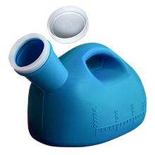 Urinals For Men Portable Male Urinal With Lid 2000 Ml/66 Oz Large Capacity Urine Cups For Hospital Incontinence 3