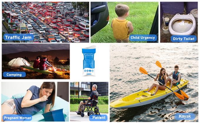 Urine Bags, Pack Camping Pee Bags, Disposable Urinal Bag, Travel Urinal Bag, Toilet Traffic Jam Emergency Portable 5