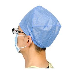 Medical Manufacturer Hospital Requirements Blue SMS 35gsm Hat Doctor Surgeon Cap Breathe Cool and Strong Head Cover 1