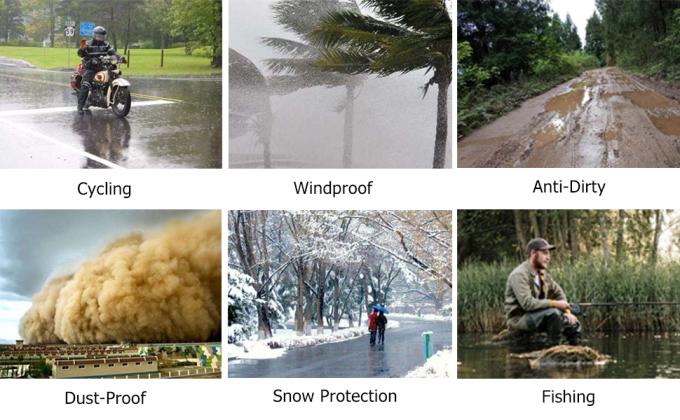 Waterproof Shoe Covers, Reusable Foldable Rain Boot Shoe Cover With Zipper, Non-Slip, Reflector, Men Women Rain Gear 6