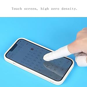 Rubber Fingers Covers, Silicone Finger Protector Sleeve Tips Guard Fingertip Thumb Cots Pads For Hot Glue 0