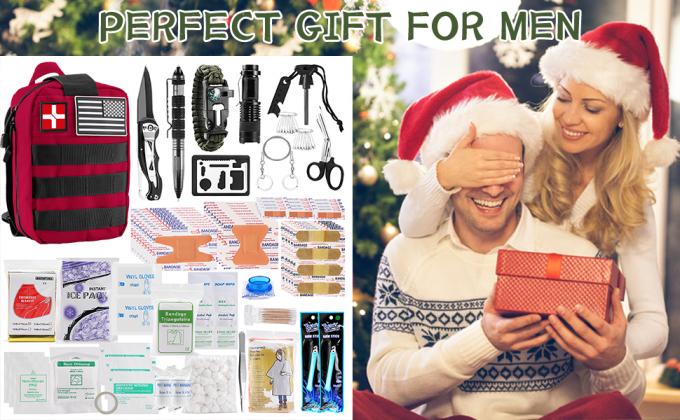 Survival First Aid Kit, Molle Medical Pouch Outdoor Emergency Survival Gear And Equipment For Hiking Camping Hunt 4