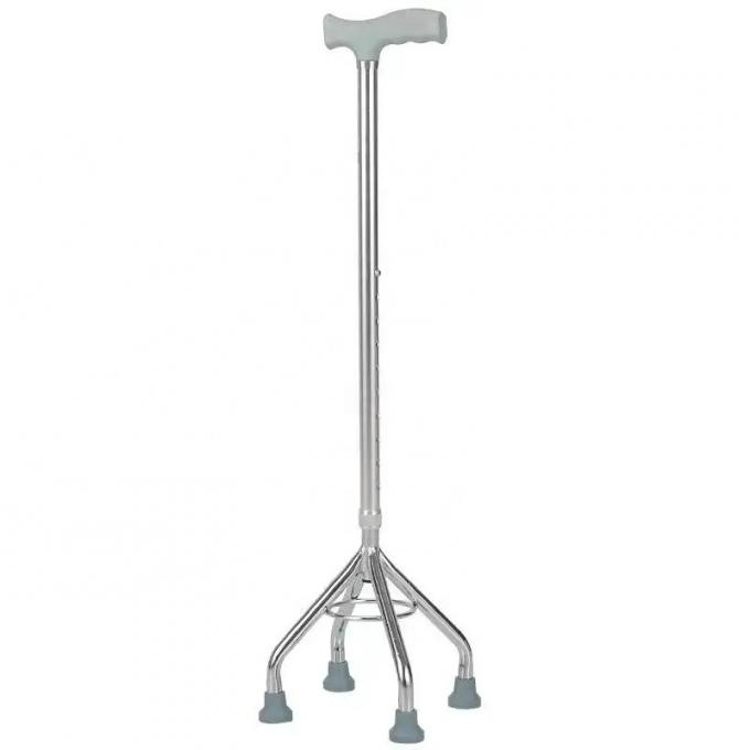 Walker & Rollator cruch walker Mobility Aluminum Alloy Stainless Steel Crutch Elderly Adjustable Walking Stick 2