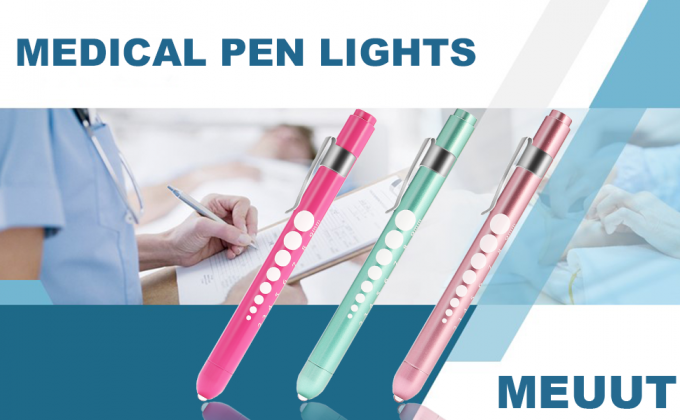 OEM Aluminum Alloy Nursing Pen Light Doctor Torch Customized Led Medical Penlight With Pupil Gauge For Nurse 0