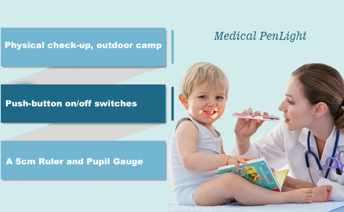 OEM Aluminum Alloy Nursing Pen Light Doctor Torch Customized Led Medical Penlight With Pupil Gauge For Nurse 3