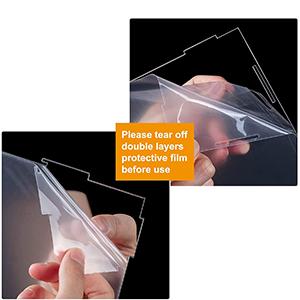 Clear Acrylic Display Case,Self-Assembly Display Box with Black Acrylic Base,Countertop Box Cube Organizer Stand Riser 5