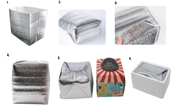 Reusable Insulation Bags Liners Waterproof Thermal Box Liners Food Grade Insulated Thermal Packing