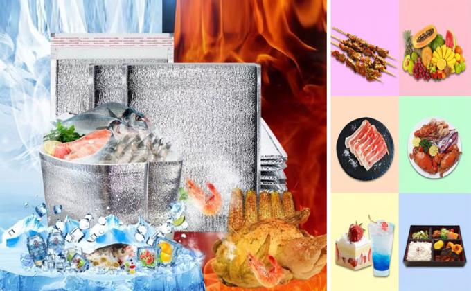 Reusable Insulation Bags Liners Waterproof Thermal Box Liners Food Grade Insulated Thermal Packing